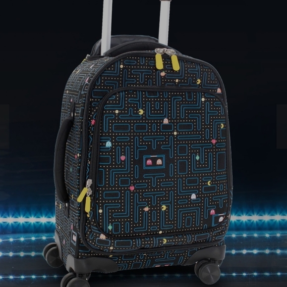 PAC-MAN Jet-set Reycycled Carry-on Luggage Suitcase - Picture 2 of 5